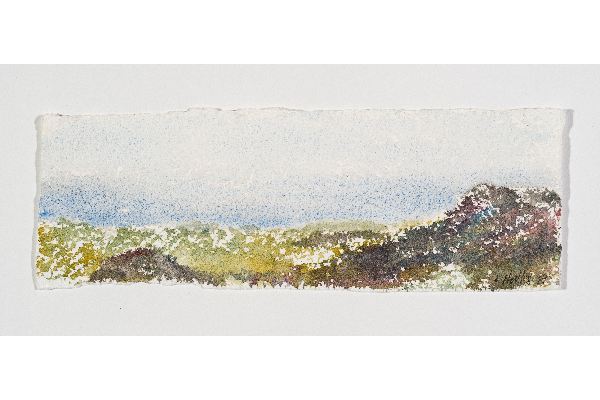Making Space XV, aquarelle sur papier Saint Armand, 11x4p.